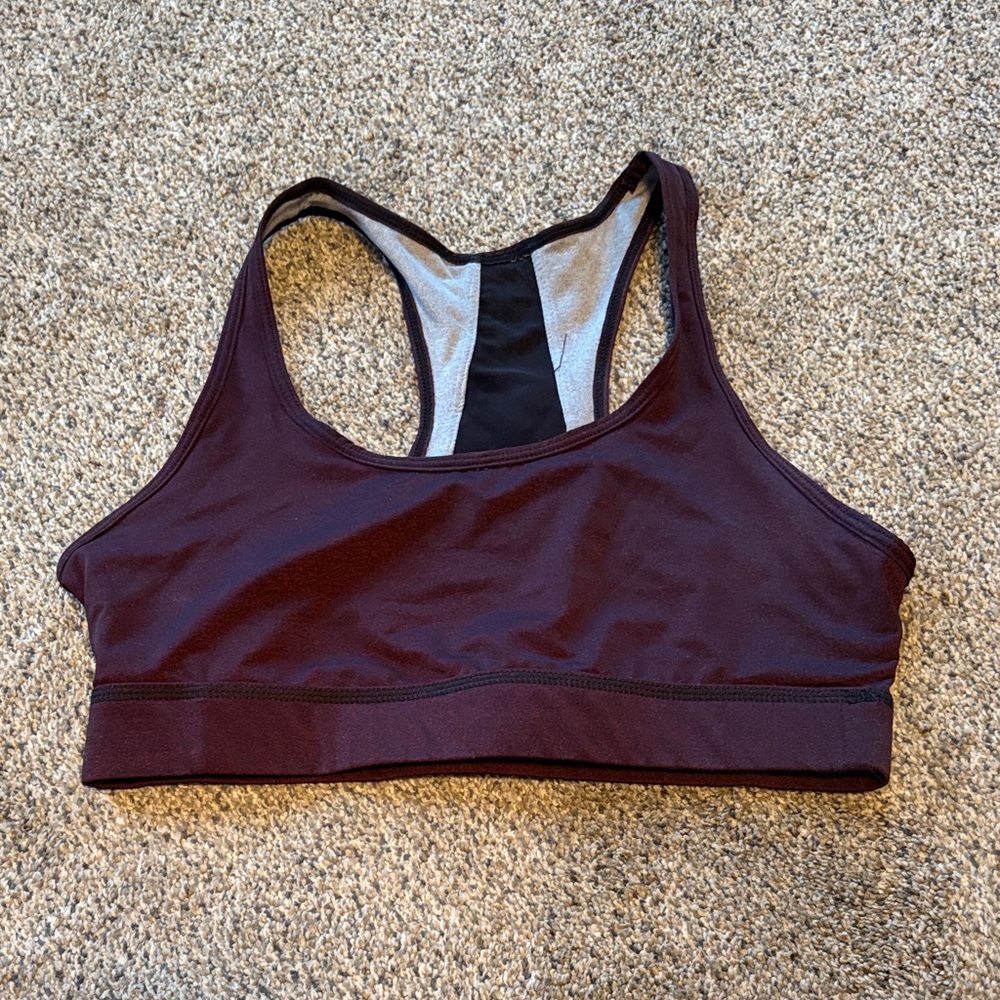 Born Primitive Dark Red Sports Bra